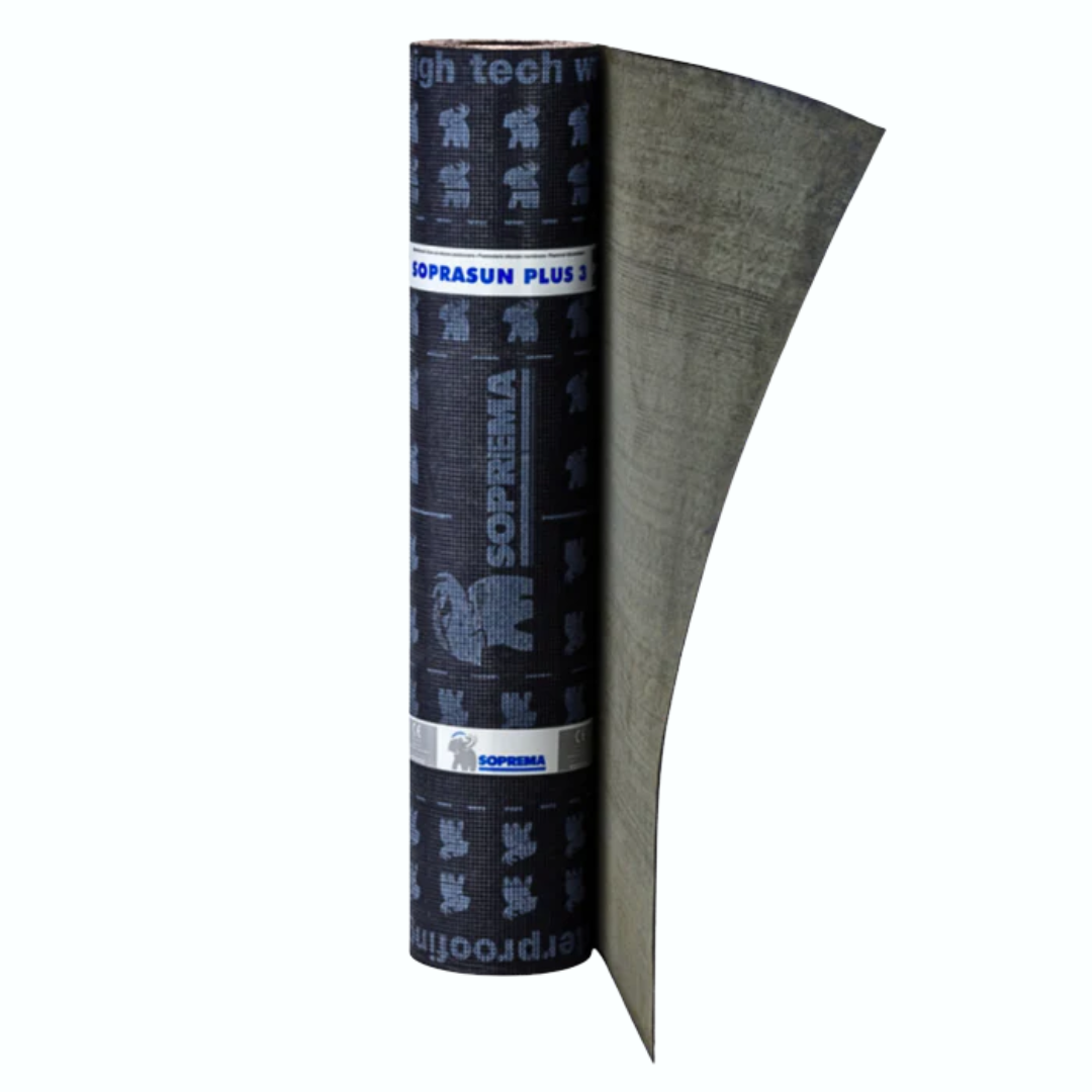 Soprema SOPRASUN PLUS 3 mineral surfaced bituminous waterproofing membrane roll