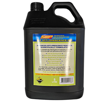 SWP Efflorescence-Rid 5L advanced efflorescence remover for concrete, brick, pavers and masonry surfaces