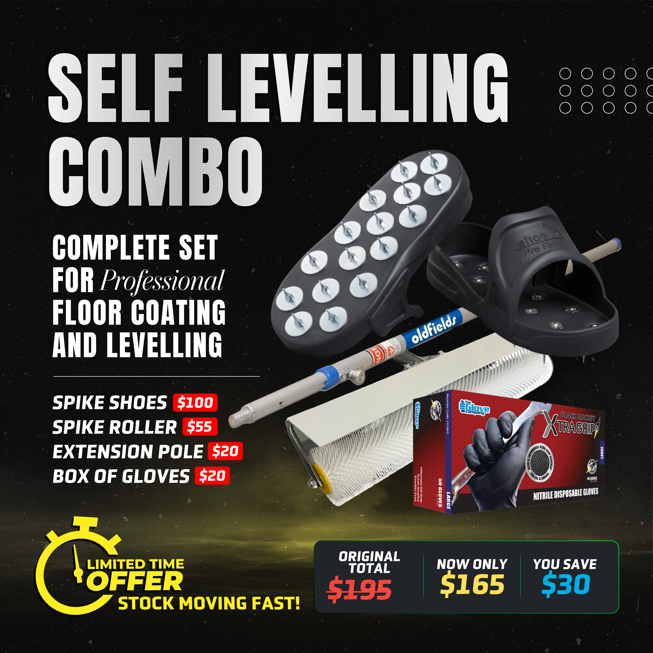 Self Levelling Combo | Professional Floor Coating kit