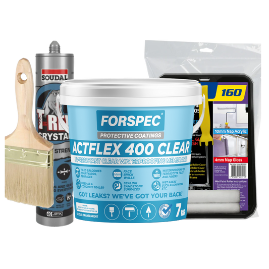 ACTFLEX 400 CLEAR Bathroom and Balcony Repair Kit