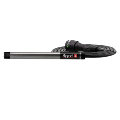Tramex Hygro-i2 moisture probe for measuring relative humidity and moisture conditions within concrete slabs as part of in-situ RH moisture testing.