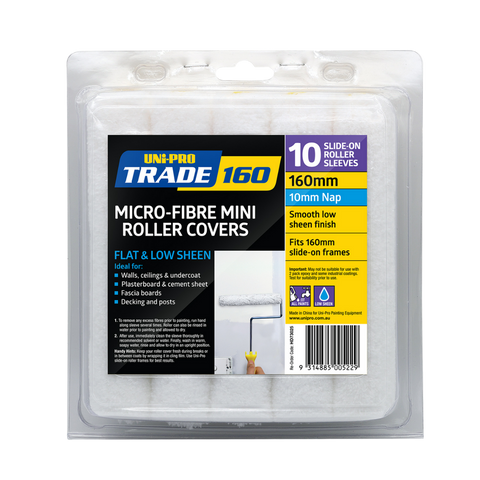 UNI-PRO 160mm Microfibre Cover 10 Pack