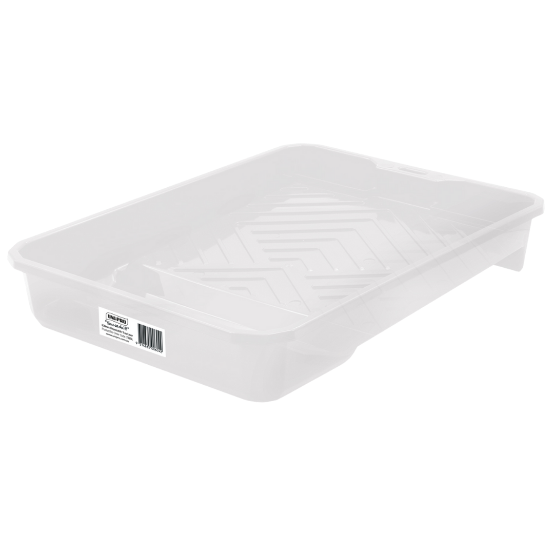 UNI PRO 230mm Heavy Duty Paint Tray Liner designed to fit 230mm paint trays for quick colour changes and easy cleanup when applying paints, primers, waterproofing membranes and epoxy coatings.
