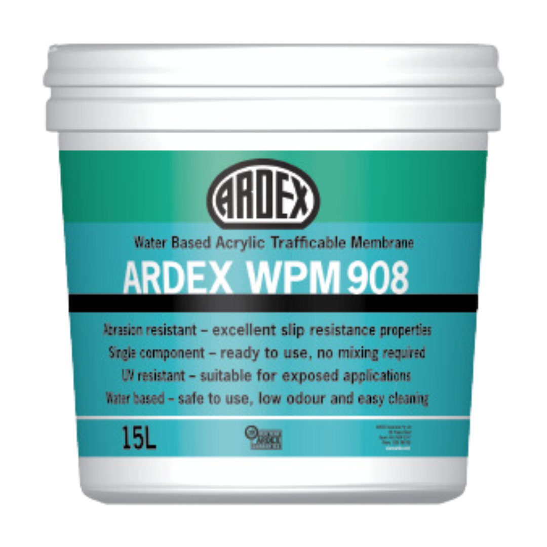 Ardex WPM 908 | Water Based Acrylic Trafficable Membrane