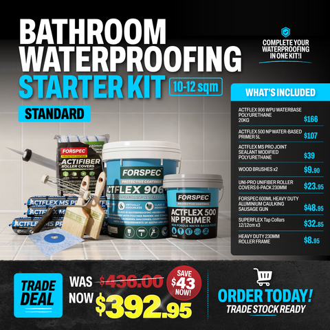 Starter Kit - Forspec Bathroom Waterproofing Standard
