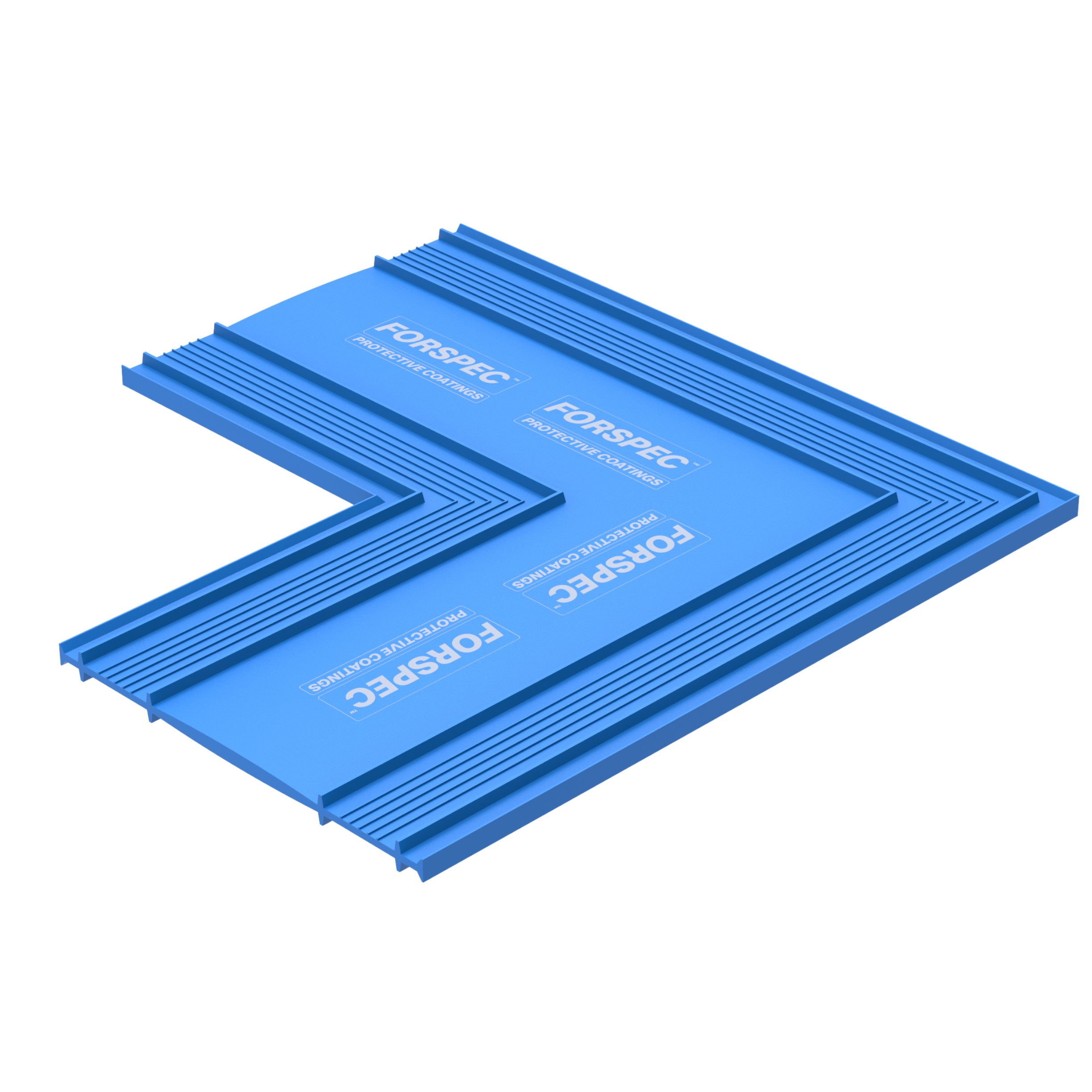 PREBAR PVC Waterstop L-piece for internal and external waterproof concrete corner junctions.