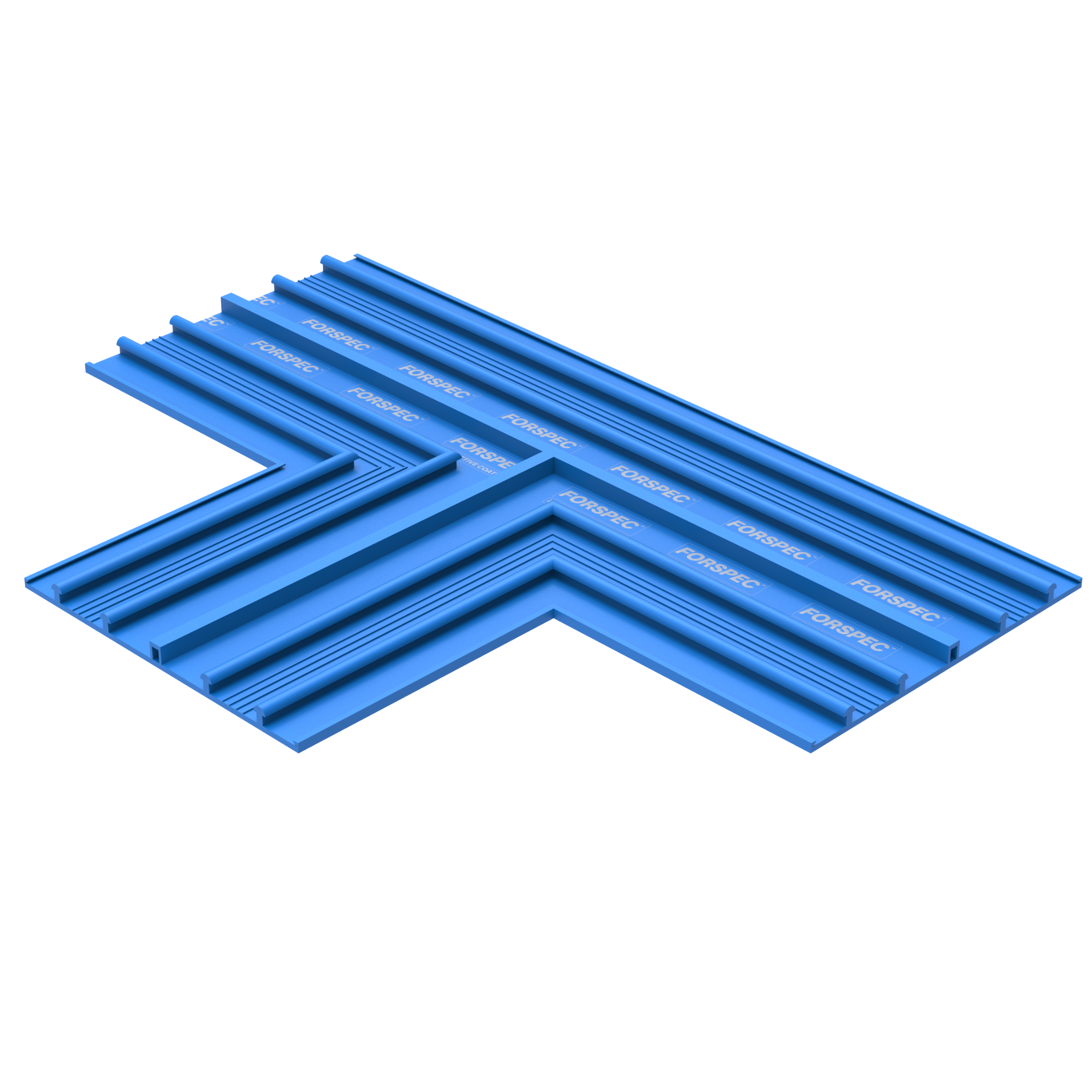 PREBAR PVC Waterstop T-Piece External 250mm factory-fabricated three-way waterproof junction.