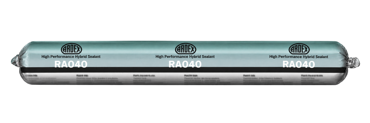 ARDEX RA 040 600mL one-component polyurethane sealant for sealing construction joints, expansion joints, concrete, masonry, and waterproofing applications.