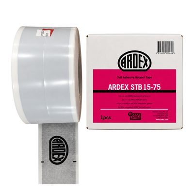 ARDEX STB 15-75 self-adhesive Butynol tape 75mm x 15m for waterproofing joints and detailing
