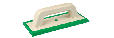 Rubber Grout Float with ergonomic handle for applying, spreading, and finishing epoxy grout, cement grout, and tile joint compounds, providing smooth and even coverage