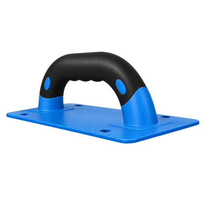Plastic Hand Float with ergonomic soft-grip handle for smoothing, levelling, and finishing concrete, render, plaster, epoxy flooring, and other surface coating applications
