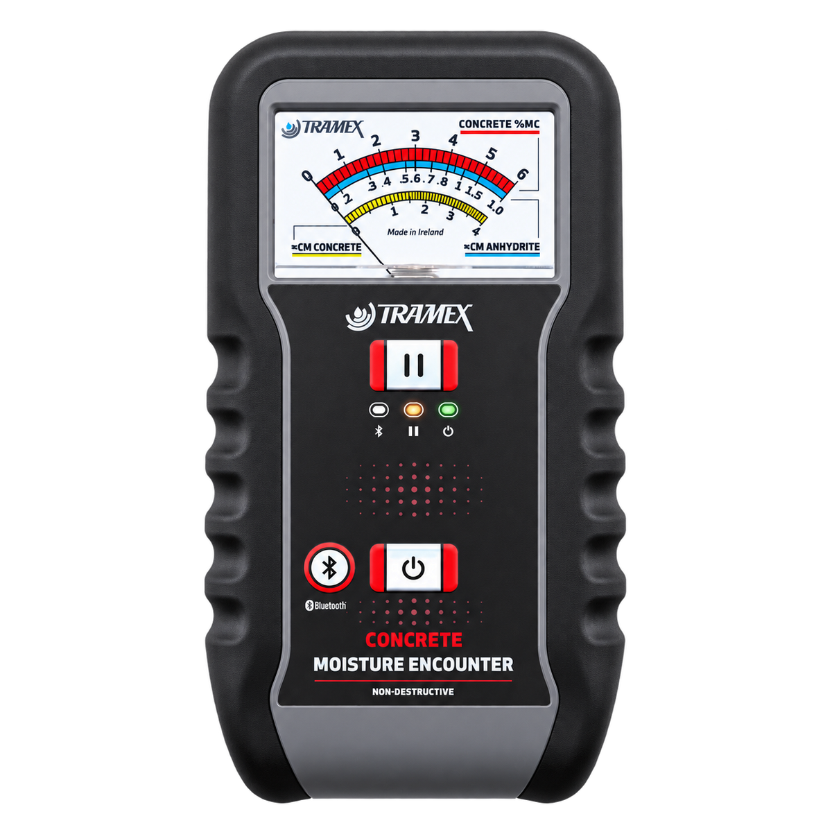 Tramex CME5 Concrete Moisture Meter for non-destructive moisture testing of concrete floors and screeds, providing fast and accurate moisture readings.