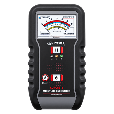 Tramex CME5 Concrete Moisture Meter for non-destructive moisture testing of concrete floors and screeds, providing fast and accurate moisture readings.