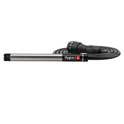 Tramex Hygro-i2 moisture probe for measuring relative humidity and moisture conditions within concrete slabs as part of in-situ RH moisture testing.