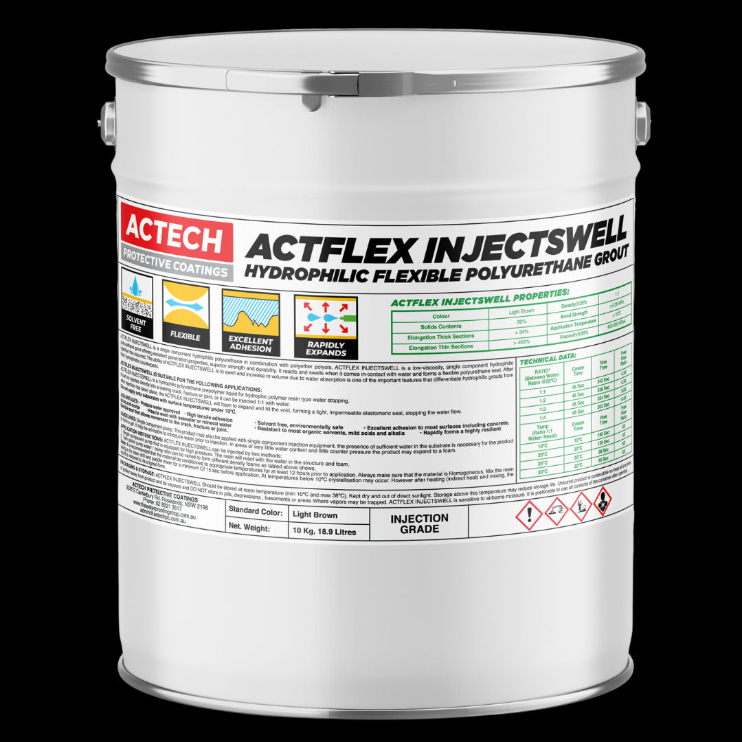 ACTFLEX Injectswell Hydrophilic Polyurethane injection